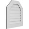Ekena Millwork Octagonal Top Surface Mount PVC Gable Vent: Functional, w/ 3-1/2"W x 1"P Standard Frame, 24"W x 26"H GVPOT24X2601SF - alternate 4